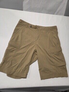 REI Men's Khaki Relaxed Cargo Shorts Size 34